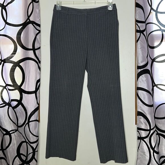 JH Collectibles Karyn Striped Dress Slacks Petite 6 - Picture 1 of 11